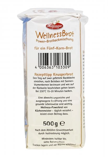 Küchenmeister Backmischung Wellness Brot