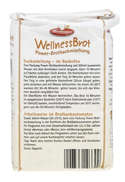 Küchenmeister Backmischung Wellness Brot