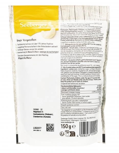 Seeberger Cashew-Cranberry-Mix