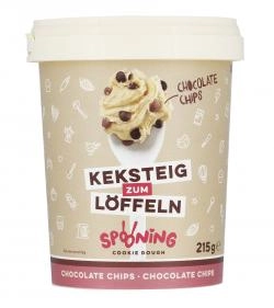 Spooning Cookie Dough Keksteig Chocolate Chips