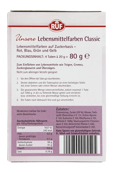 Ruf Lebensmittelfarben Classic