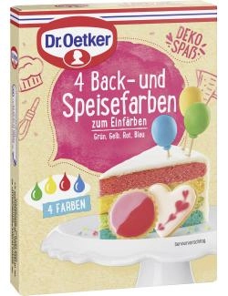 Dr. Oetker 4 Back & Speisefarben