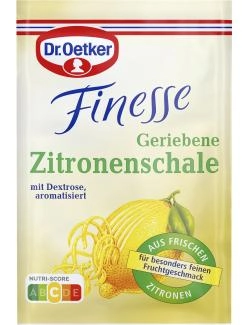 Dr. Oetker Finesse Geriebene Zitronenschale