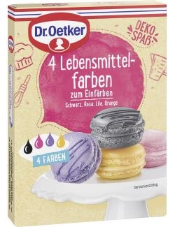 Dr. Oetker 4 Lebensmittel-Farben