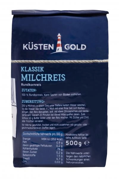 Küstengold Milchreis klassik