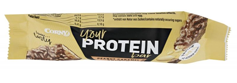 Corny Your Protein Bar Peanut Caramel Crunch