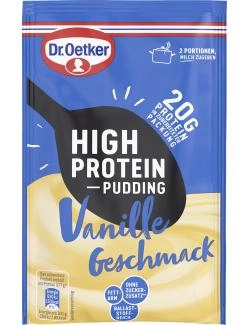 Dr. Oetker High Protein Pudding Vanille Geschmack