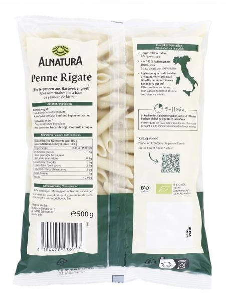 Alnatura Penne Rigate