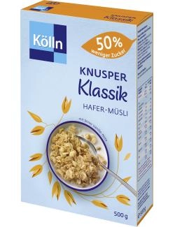 Kölln Knusper Hafer-Müsli 50% weniger Zucker