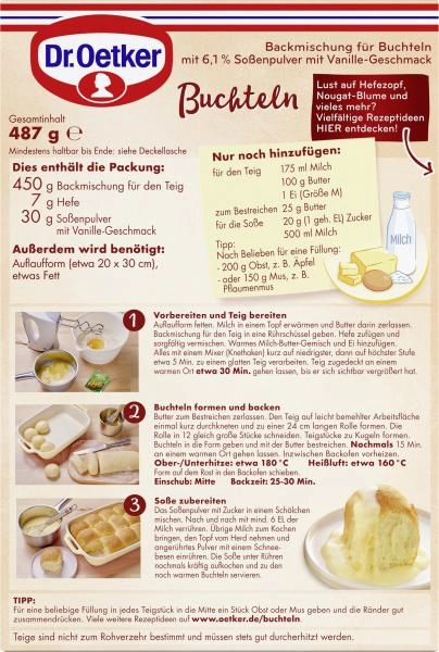 Dr. Oetker Buchteln