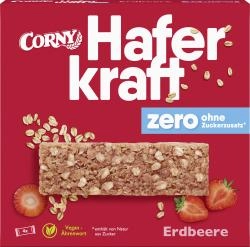 Corny Müsli Riegel Haferkraft zero Zucker Erdbeere