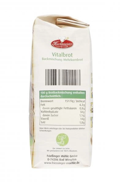 Küchenmeister Backmischung Vitalbrot