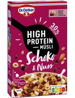 Dr. Oetker High Protein Müsli Schoko & Nuss