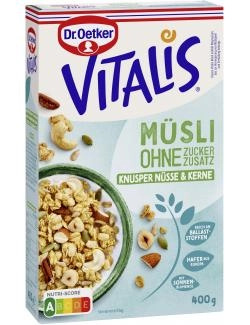 Dr. Oetker Vitalis Knusper Nüsse & Kerne Müsli