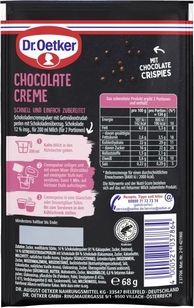 Dr. Oetker Oh my Choc! Chocolate Creme