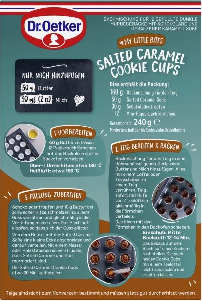 Dr. Oetker Salted Caramel Cookie Cups