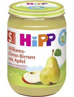 Hipp Williams-Christ-Birnen mit Apfel