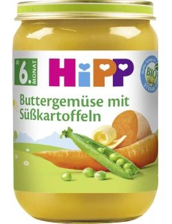 Hipp Bio Buttergemüse mit Süßkartoffeln