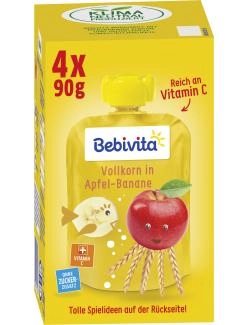 Bebivita Quetschie Vollkorn in Apfel-Banane