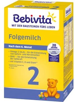 Bebivita Folgemilch 2 nach 6. Monat