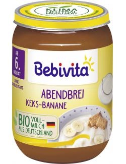 Bebivita Abendbrei Keks-Banane