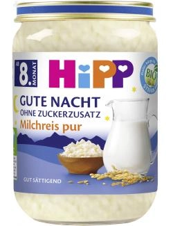 Hipp Gute Nacht Milchreis pur