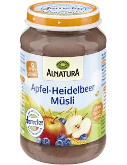Alnatura Apfel-Heidelbeer-Müsli