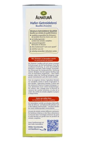 Alnatura Hafer Getreidebrei