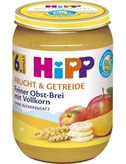 Hipp Frucht & Getreide Feiner Obst-Brei mit Vollkorn