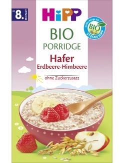 Hipp Bio Porridge Hafer Erdbeere-Himbeer