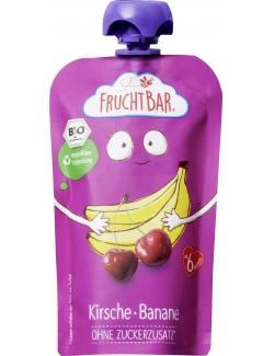 FruchtBar Bio Quetschie Fruchtpüree Kirsche-Banane