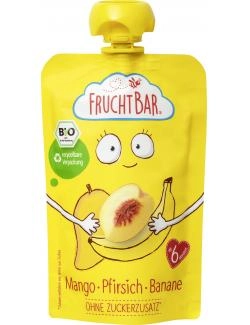 FruchtBar Bio Quetschie Fruchtpüree Mango-Pfirsich-Banane