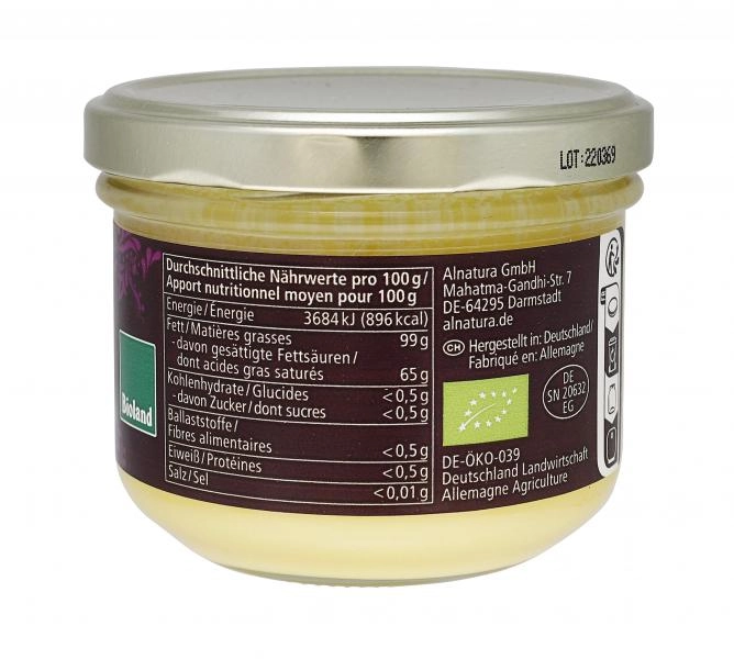 Alnatura Ghee geklärte Butter