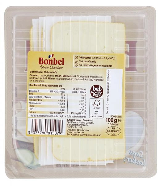 Bonbel Unser Cremiger Butterkäse