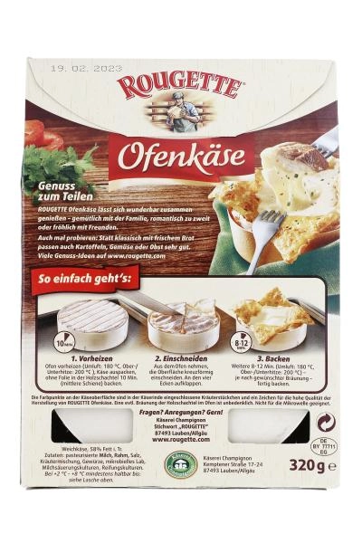 Rougette Ofenkäse Gartenkräuter