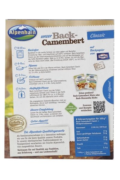 Alpenhain Back-Camembert