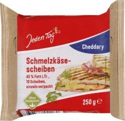 Jeden Tag Schmelzkäse-Scheiben Cheddary