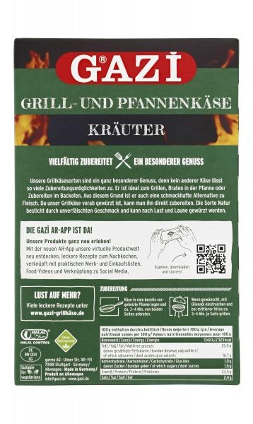 Gazi Grill- und Pfannenkäse Kräuter