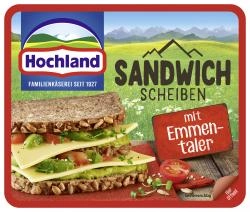 Hochland Sandwich Scheiben mit Emmentaler