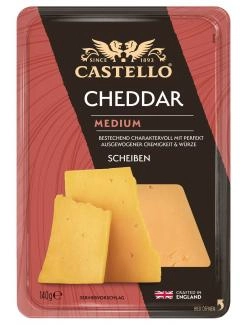 Castello Charakterstarker Cheddar, Scheibenkäse