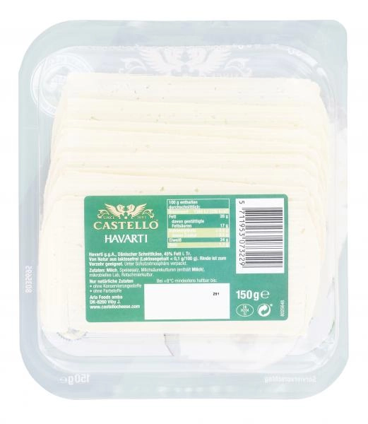 Castello Havarti Scheibenkäse