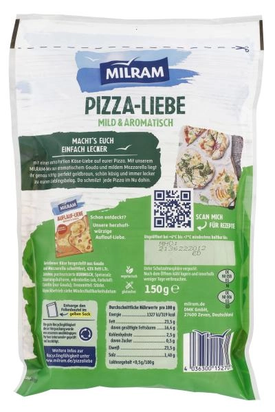 Milram Pizza-Liebe mild & aromatisch