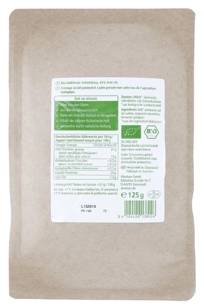Alnatura Bergbauern Butterkäse