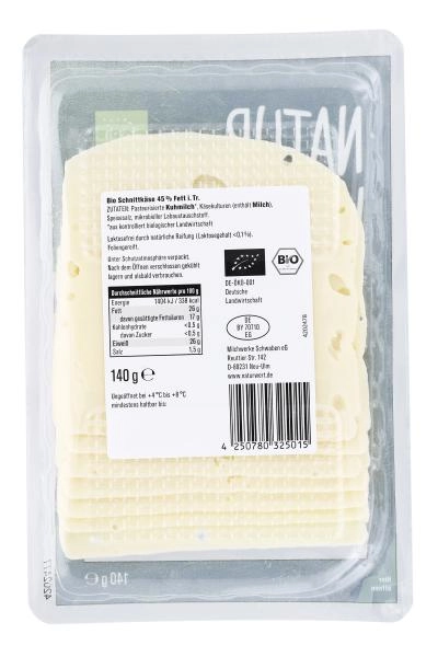 NaturWert Bio Großlochkäse mild & nussig