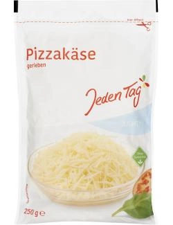 Jeden Tag Pizzakäse Leicht gerieben