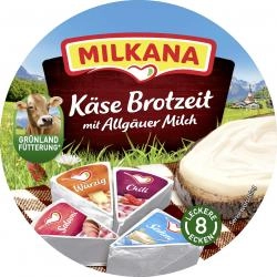 Milkana Runddose Käse-Brotzeit