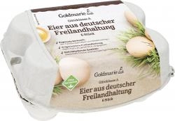 Goldmarie Eier Freilandhaltung Bruderhahn Güteklasse A Größe L/M/S