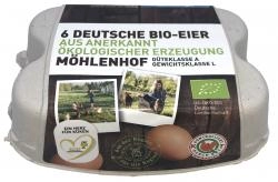 Möhlenhof Bio-Eier Bruderhahn Güteklasse A Größe L