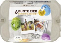 Möhlenhof Bunte Eier gekocht & gefärbt mit Salz