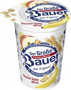 Bauer Joghurt Der große Bauer Banane-Apfel Müsli